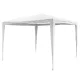 Plonos dārza paviljons 3x3 m, balts