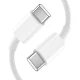 Tech-Protect C20W tīkla lādētājs PD 20W un USB-A QC 3.0 ar USB-C kabeli, balts