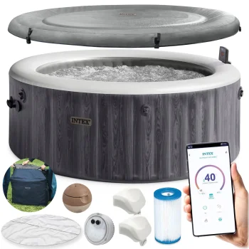 Intex 28440NP piepūšamais SPA baseins ar hidromasāžu, 4 personām