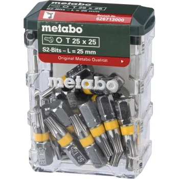 Uzgaļu komplekts Metabo Bit-Box T25, SP, 25 gab., 626713000