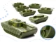 Rotaļu Spēļu Karavīri Ieroči Militārā Spectehnika Komplekts, 307 gab. | Set of Toy Soldiers Military Equipment...