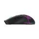 Wozinsky WMGB-3200 bezvadu optiskā spēļu pele ar RGB apgaismojumu, melna