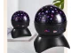 Zvaigžņu projektors un nakts lampa ar Bluetooth skaļruni, melns