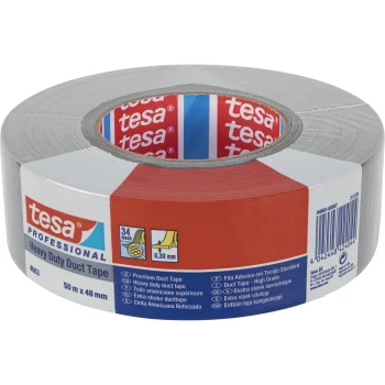 Auduma līmlente Tesa 04663 Heavy Duty Prof., 50 m x 48 mm, sudraba