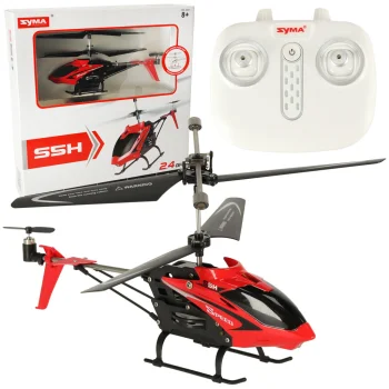 SYMA S5H RC Vadāms Helikopters 2.4GHz RTF (Sarkans)