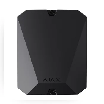 Ajax MultiTransmitter integrācijas modulis vadu signalizācijai, melns