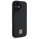 Vāciņš DKNY Repeat Pattern Stack Logo MagSafe iPhone 16, melns