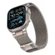 Tech-Protect Milano Vanguard siksniņa Apple Watch (44 / 45 / 46 / 49 mm), Titanium