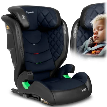 Nukido Louis bērnu autokrēsliņš 15-36 kg ISOFIX, melns/tumši zils