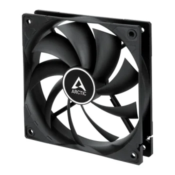 Arctic F12 120mm datora korpusa ventilators, melns