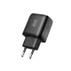 Tech-Protect NCA45W-GAN 45W 2 portu lādētājs ar USB-C kabeli, Melns