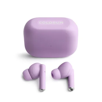 Colorum CTWS-09 bezvadu TWS austiņas, violetas