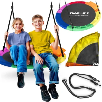 Neo-Sport Swingo stārķa ligzdas šūpoles, 100-105 cm