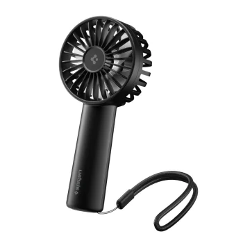 Pārnēsājamais rokas ventilators Spigen A905, 1800 mAh, melns