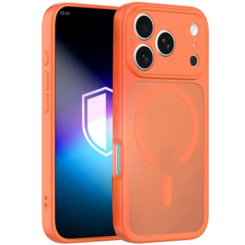 3mk Misty MagCase vāciņš priekš iPhone 17 Pro / 18 Pro, oranžs