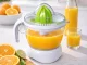 Elektriskā citrusaugļu sulu spiede 0.7L 25W, balta