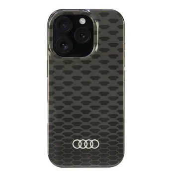 Audi IML Stitching Pattern MagSafe vāciņš iPhone 16 Pro 6.3", melns