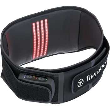 Therabody ThermBack LED portatīvā muguras josta melna