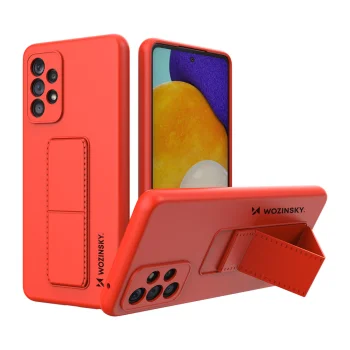 Wozinsky Kickstand Case vāciņš ar statīvu Samsung Galaxy A73, sarkans