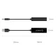 Tīkla adapteris Orico UTJ-U3 USB-A 3.0 uz RJ45 Gigabit Ethernet, melns