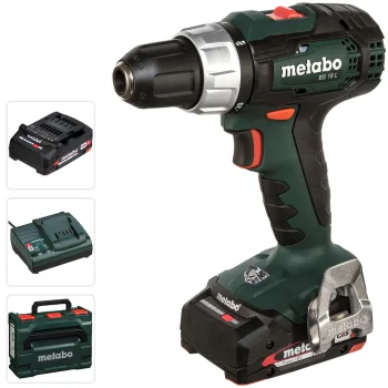 Akumulatora urbjmašīna-skrūvgriezis Metabo BS 18 L, 18V, 2x 2 Ah, metaBOX