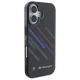 BMW Motosport IML Random Stripes iPhone 16 Plus vāciņš, melns