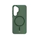 3mk Smoke MagCase vāciņš Samsung Galaxy S24 ar MagSafe atbalstu, zaļi caurspīdīgs