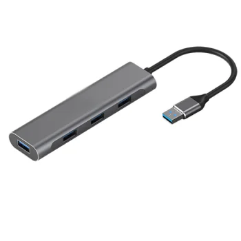 Extra Digital USB 3.0 adapteris - 4 x USB 3.0, pelēks