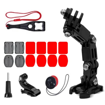 Ķiveres stiprinājumu komplekts sporta kamerām GoPro, DJI, Insta360