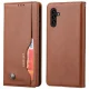 Samsung Galaxy A34 (SM-A346) PU Leather Wallet Book Case Cover, Brown | Telefona Vāciņš Maciņš Apvalks Grāmatiņa