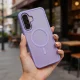 Tech-Protect Magmat MagSafe vāciņš priekš Samsung Galaxy A57 5G, matēts violets