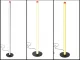 LED stāvlampa 100 cm, 3 gaismas toņi, regulējams spilgtums, melna