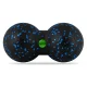 Neo-Sport NS-966 dubultā masāžas un fitnesa bumbiņa, melna/zila