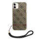 Guess 4G Print Strap vāciņš iPhone 11 / XR, Brūns