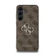 Guess Samsung Galaxy A35 vāciņš 4G Big Metal Logo, brūns