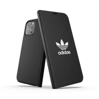 Adidas OR Booklet Case BASIC atverams vāciņš iPhone 12 Pro Max, melns/balts
