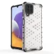 Aizsargvāciņš Samsung Galaxy A22 4G Honeycomb Case ar TPU apmali, melns