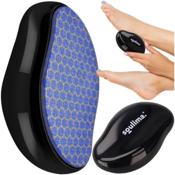 Soulima 3D nano stikla pēdu vīle / pumeks, melns