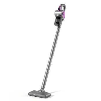 4-in-1 vertikālais rokas putekļsūcējs ar putekļu ērcīšu birsti, pelēks