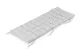 Dārza zviļņa spilvens ModernHome 145 x 52 cm, pelēks