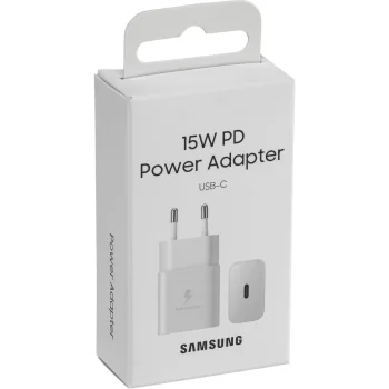 Samsung EP-T1510NWEGEU 15W PD USB-C tīkla lādētājs - Balts