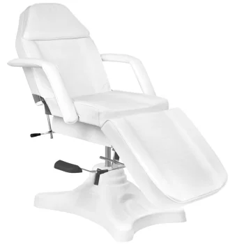 Activeshop A-234 hidrauliskais kosmetoloģiskais krēsls, balts