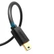 Ugreen USB - mini USB kabelis, 480 Mbps, 3 m, melns