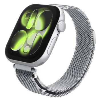 Spigen WBM4 Modern Fit pulksteņa siksniņa Apple Watch (40 / 41 / 42 mm), sudraba