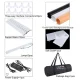 Puluz PU5080EU 80cm bezēnu telts ar 8500lm LED apgaismojumu