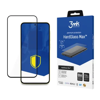 3mk HardGlass Max aizsargstikls Samsung Galaxy A35 / A55 5G, melns