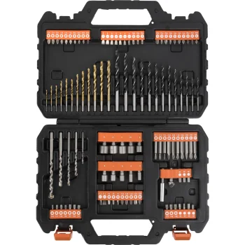 Urbju un skrūvgriežu uzgaļu komplekts Black & Decker A7200-XJ, 109 gab.