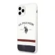 Apple iPhone 11 Pro Max 6.5\'\' US Polo Tricolor Pattern Collection Case Cover (USHCN65PCSTRB), White | Telefona...