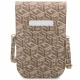 Guess universāla tālruņa somiņa Wallet Gcube Stripe, brūna