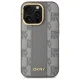 DKNY iPhone 14 Pro vāciņš Leather Checkered Mono Pattern MagSafe, bēšs